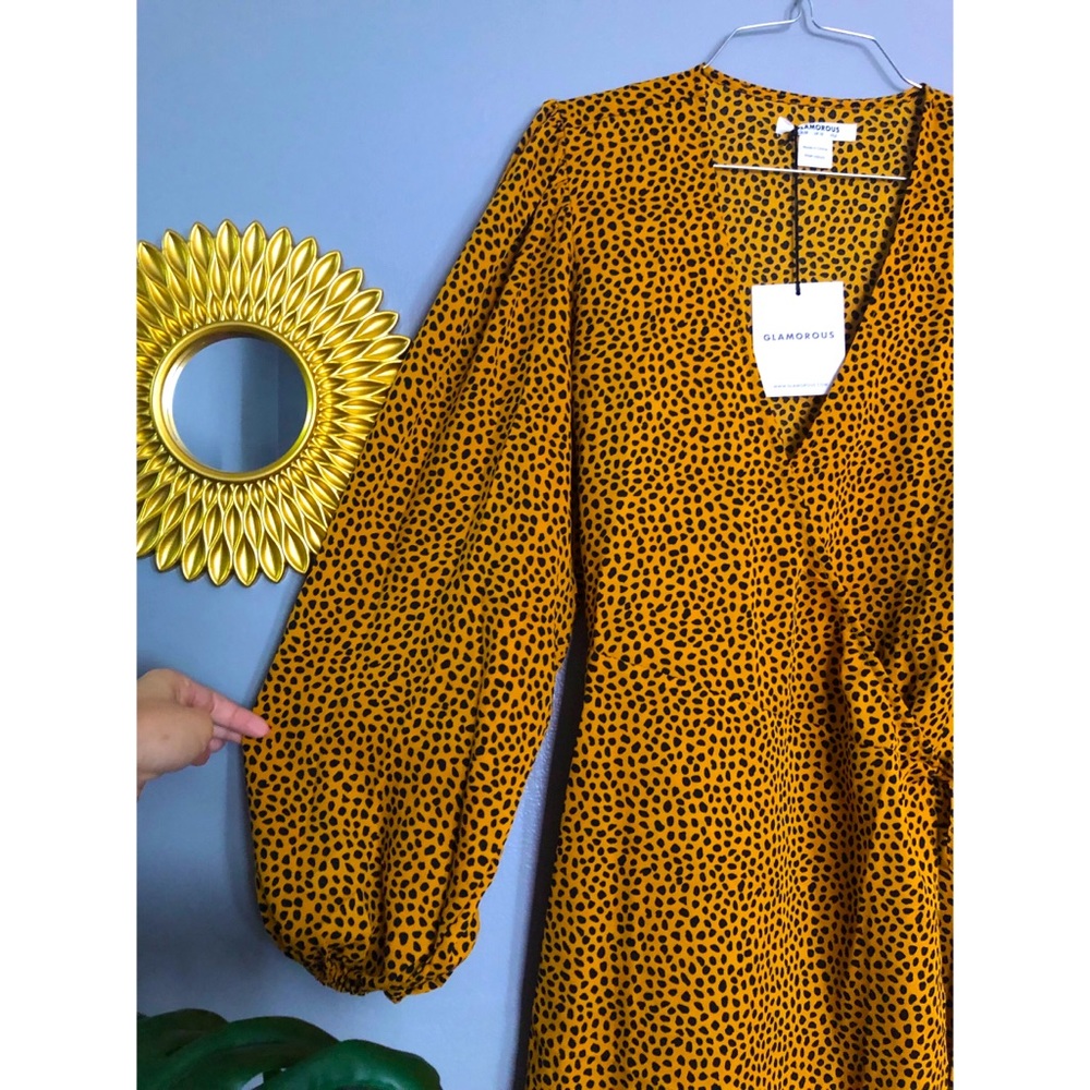 ASOS Animal Print Wrap Dress
